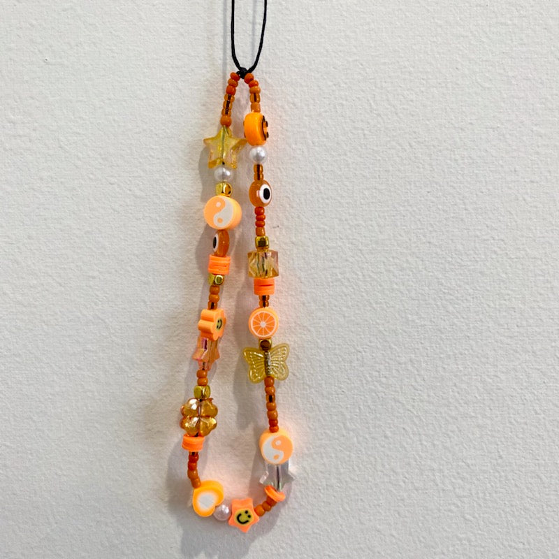 Tangy Tangerine Phone Charm