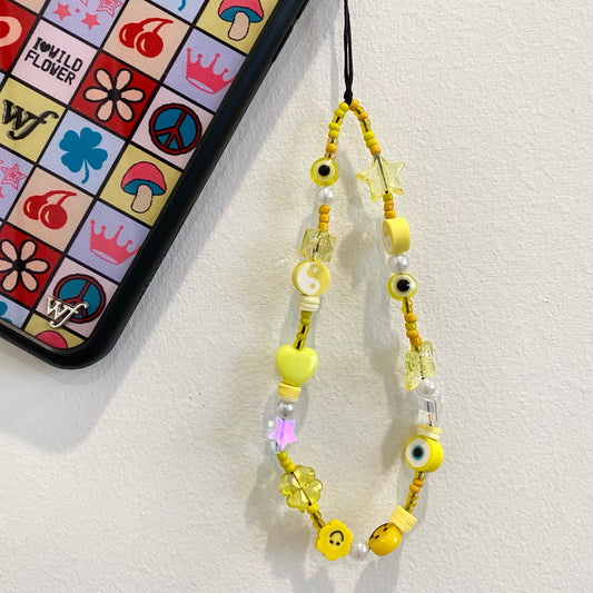 Lemon Yellow Phone Charm