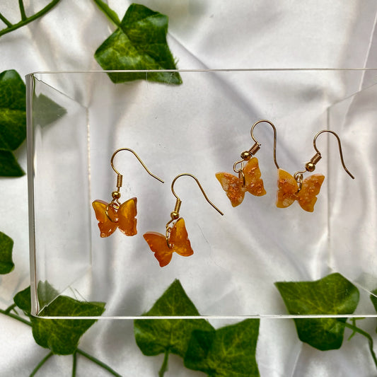 Classic Butterfly Earrings- The Orange Collection