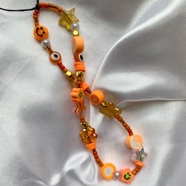 Tangy Tangerine Phone Charm