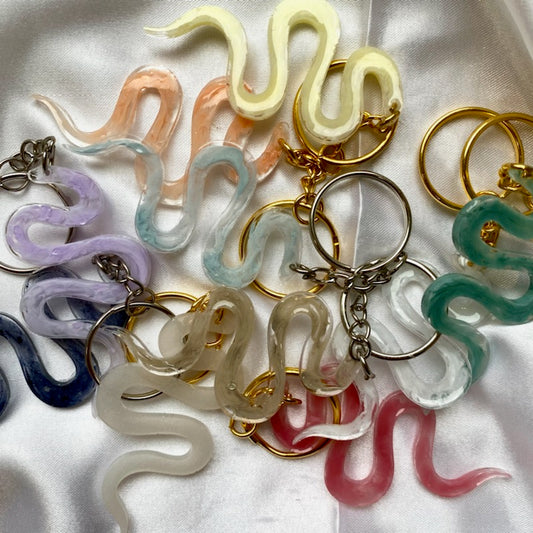 Sleek Snake Keychain