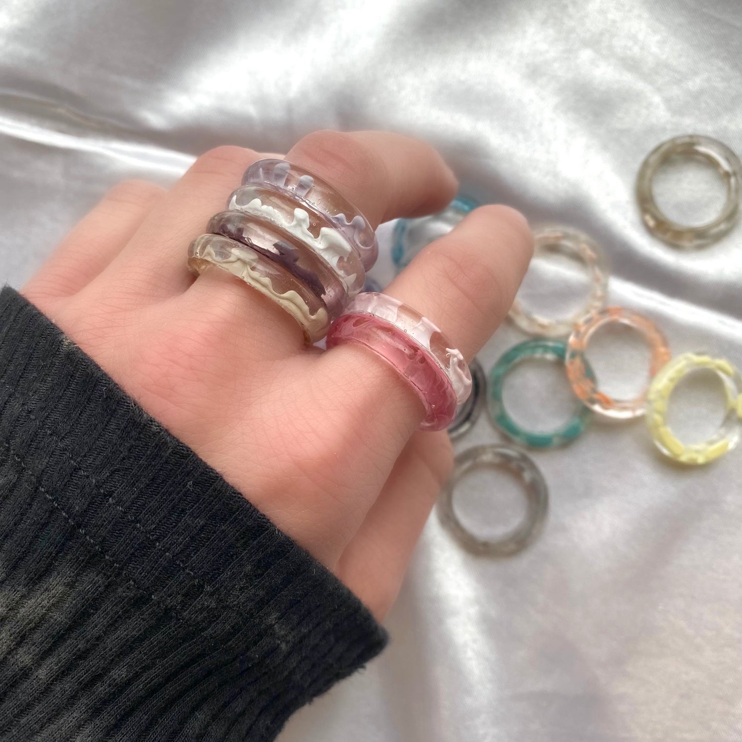 Thin Resin Drip Ring