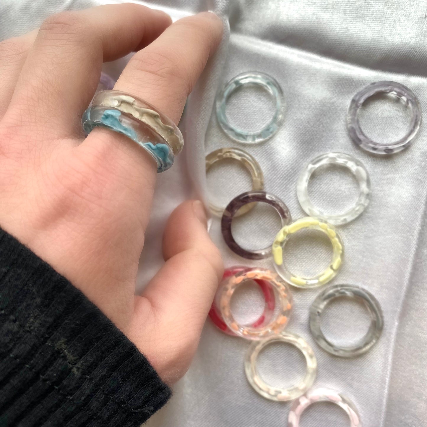 Thin Resin Drip Ring