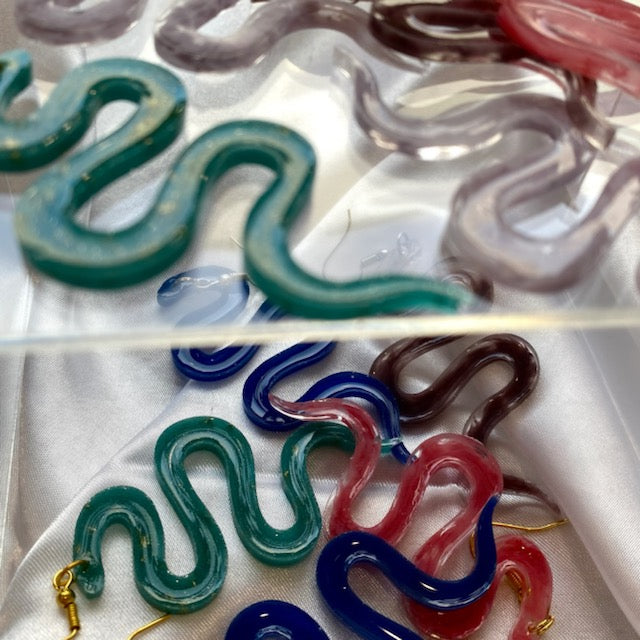 Sleek Snake Earrings