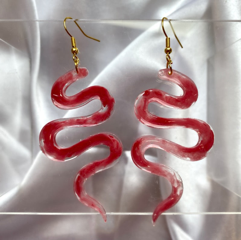 Sleek Snake Earrings