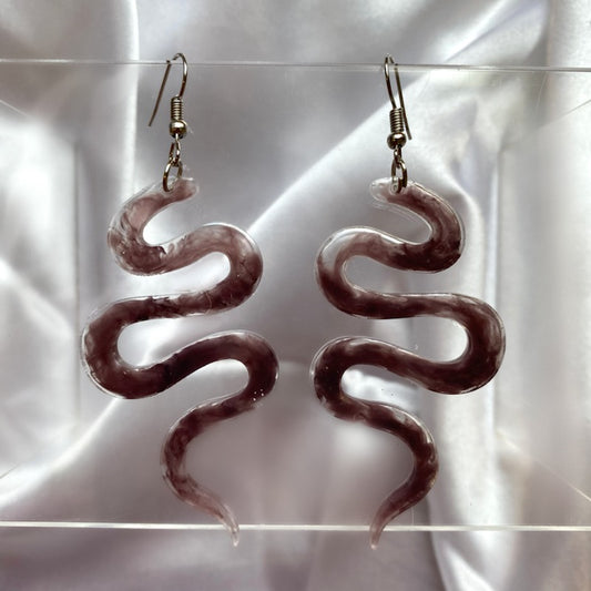 Sleek Snake Earrings