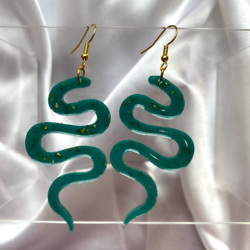 Sleek Snake Earrings