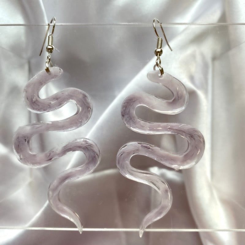 Sleek Snake Earrings