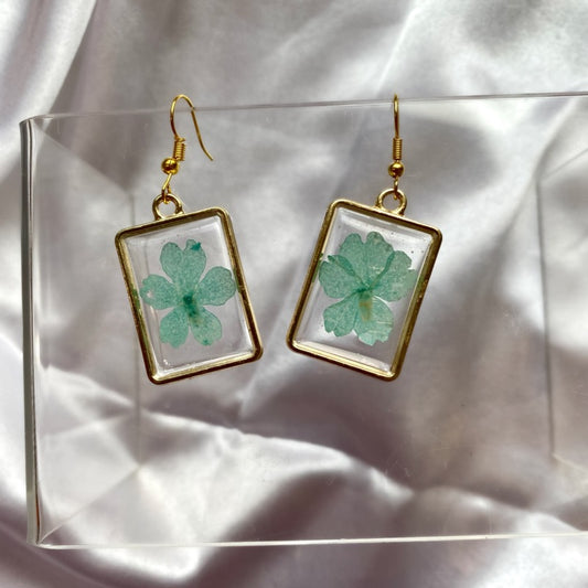 Moody Metal Framed Earrings