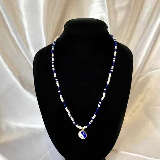 Cobalt Beaded Necklace